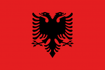 Drapeau de l’ Albanie